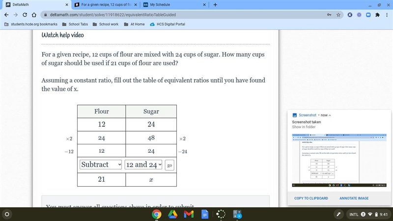 For a given recipe, 12 cups of flour are mixed with 24 cups of sugar. How many cups-example-1