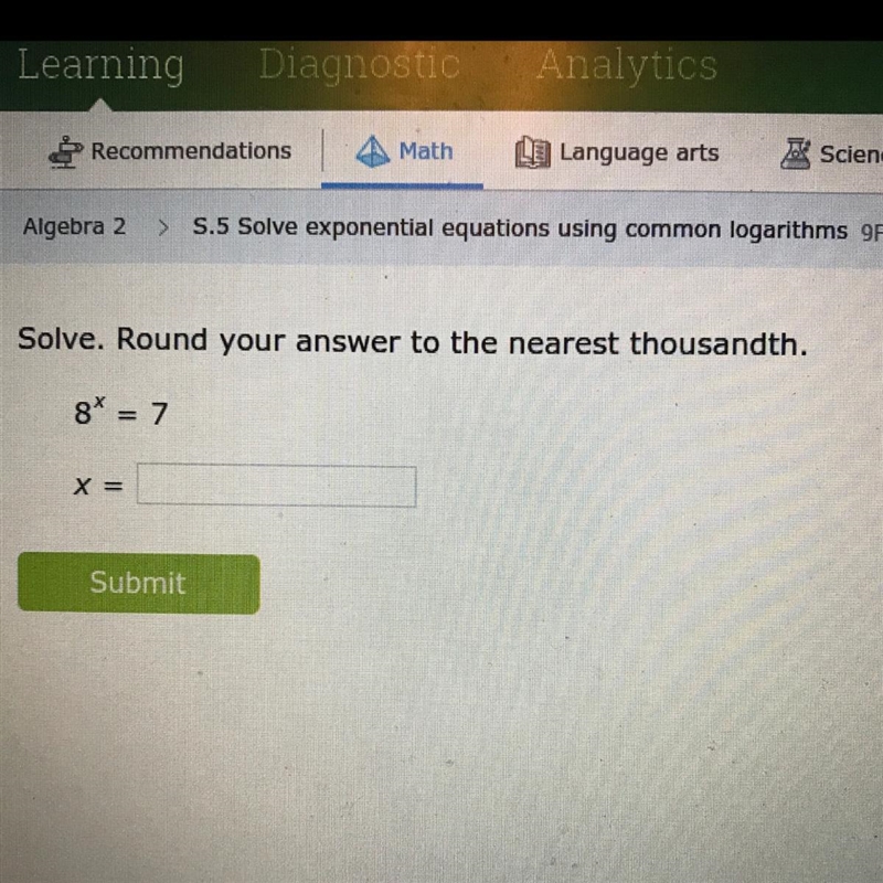 Solve. Round your answer to the nearest thousandth.-example-1