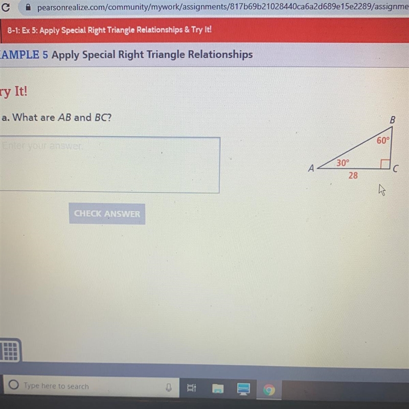 I need help with this questions! I need to find AB and BC-example-1