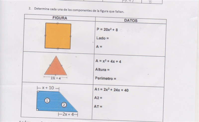 Can you resolve this? A= Area P= Perimeter AT= Total Area plis help D:-example-1