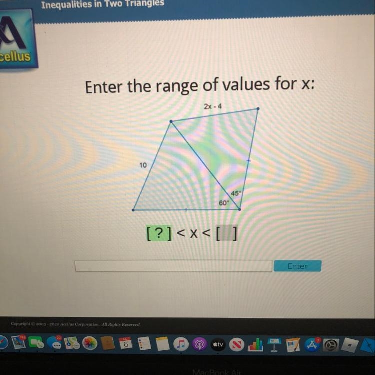 Enter the range of values for x: PLEASE HELP !!!-example-1