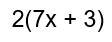 HELP ME RN PLEASE Which of the following expressions is equivalent to the expression-example-1