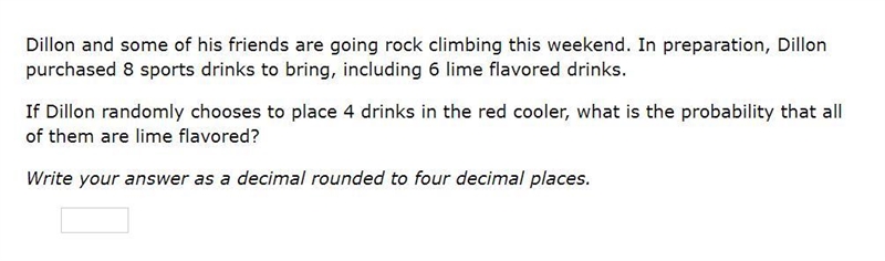 Please help! Correct answer only! Dillon and some of his friends are going rock climbing-example-1