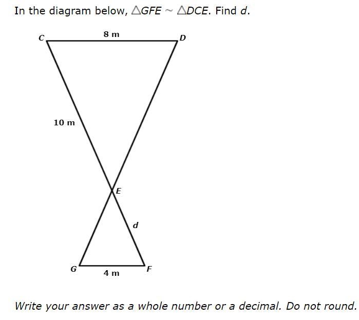 Find the measurement of d please!-example-1