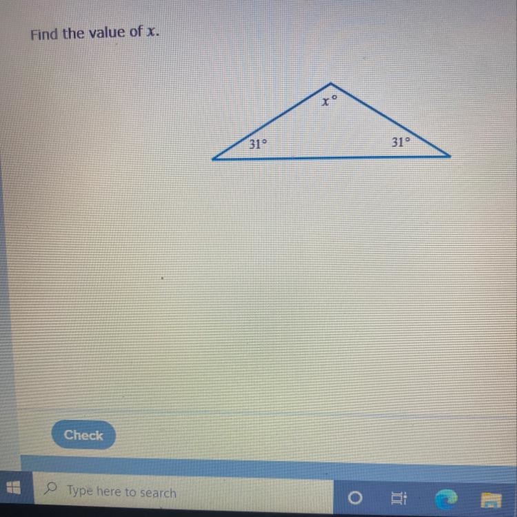 Find the value of x-example-1