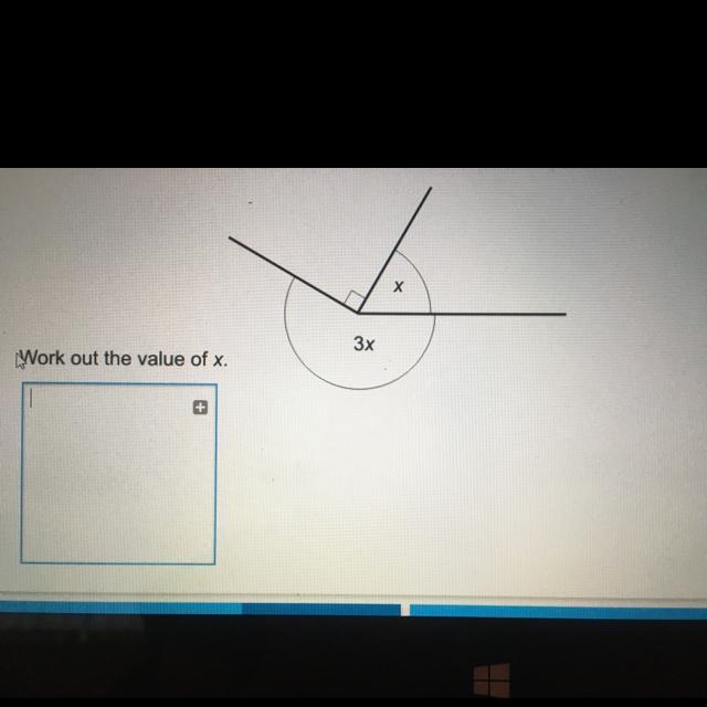 Work out the value of x please-example-1