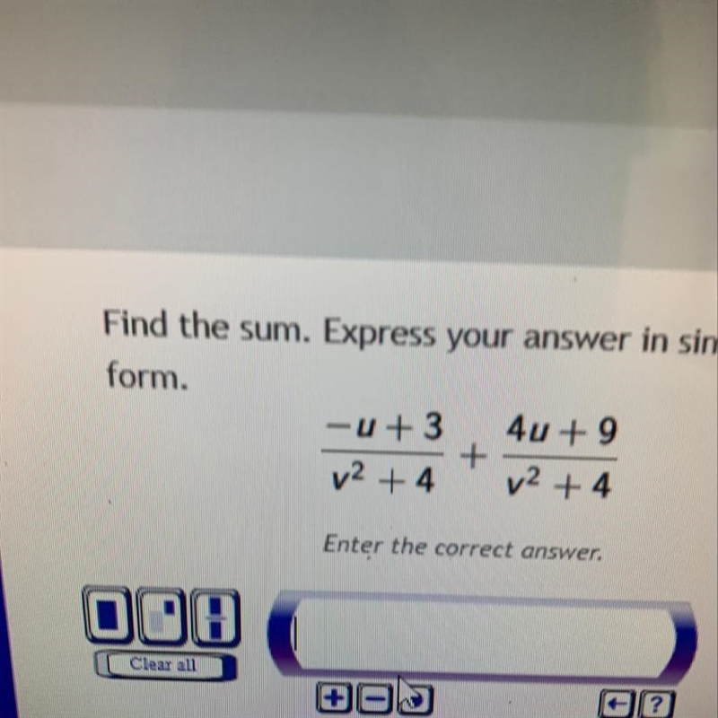 Find the sum. Express your answer in simplest form.-example-1