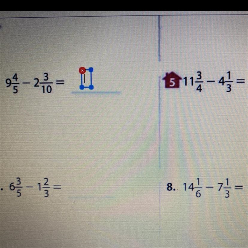 Please answer quick, thank you for your time. Add or subtract. Write in simplest form-example-1