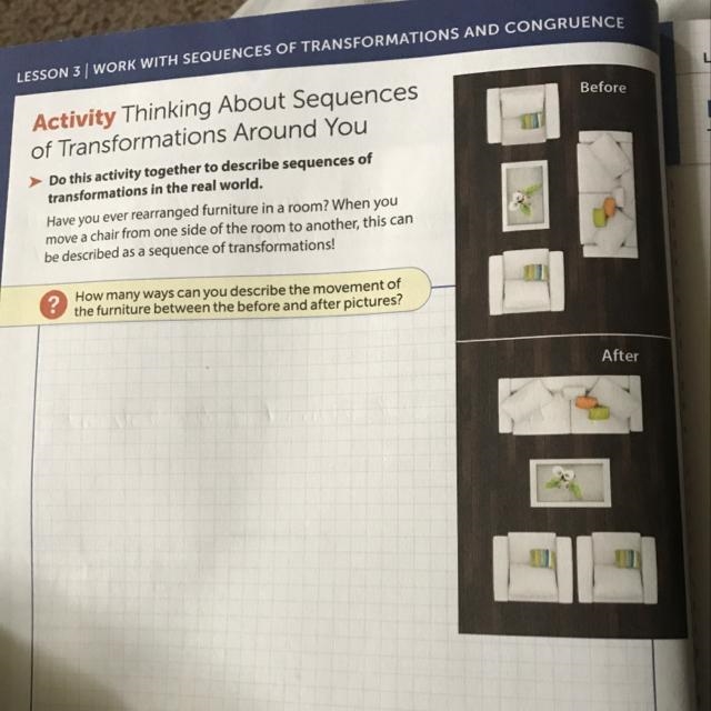 LESSON 3 WORK WITH SEQUENCES OF TRANSFORMATIONS AND CONGRUENCE Activity Thinking About-example-1