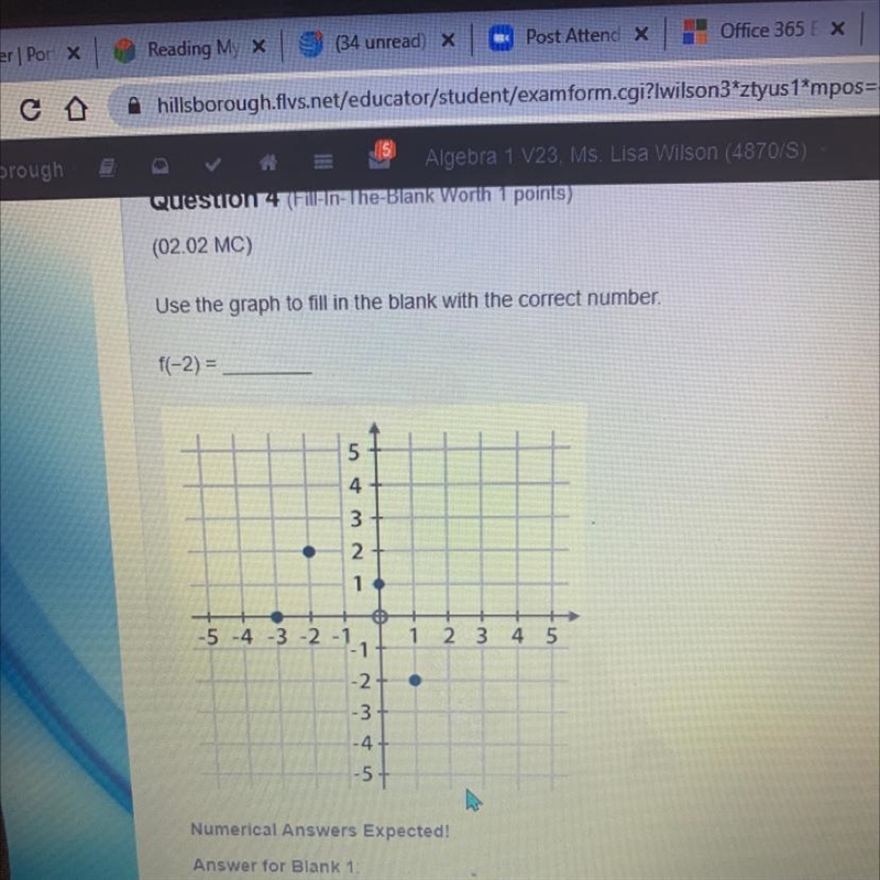 F(-2) = i need help immediately-example-1