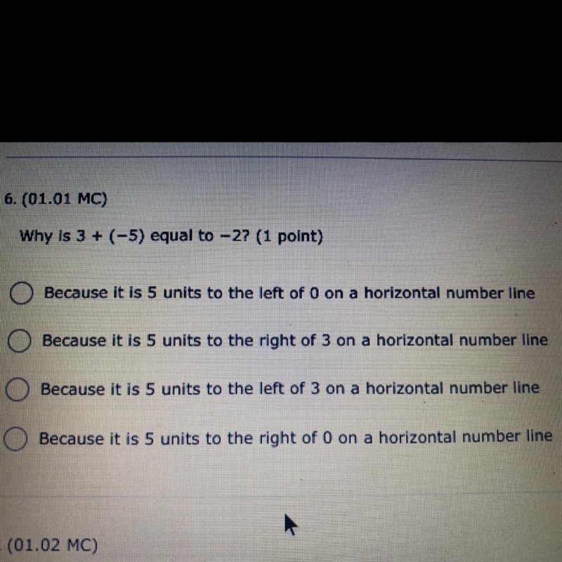 Why is 3+(-5) equal to -2-example-1