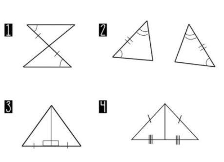 2) Which pair of triangles is congruent by Side - Angle - Side?-example-1