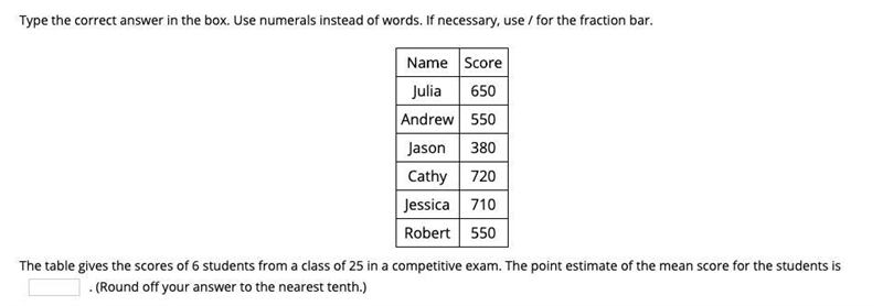 Type the correct answer in the box. Use numerals instead of words. If necessary, use-example-1