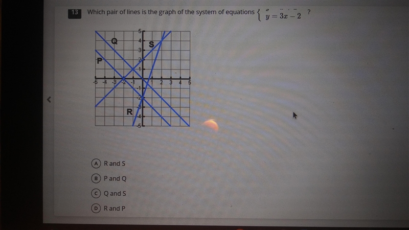 Which pair of lines is the graph...-example-1