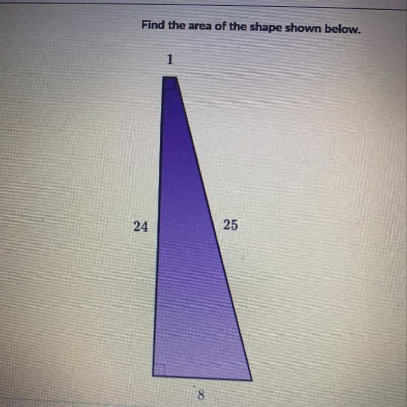 Find the area of the shape below-example-1