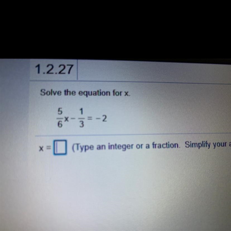 Solve the equation for x.-example-1