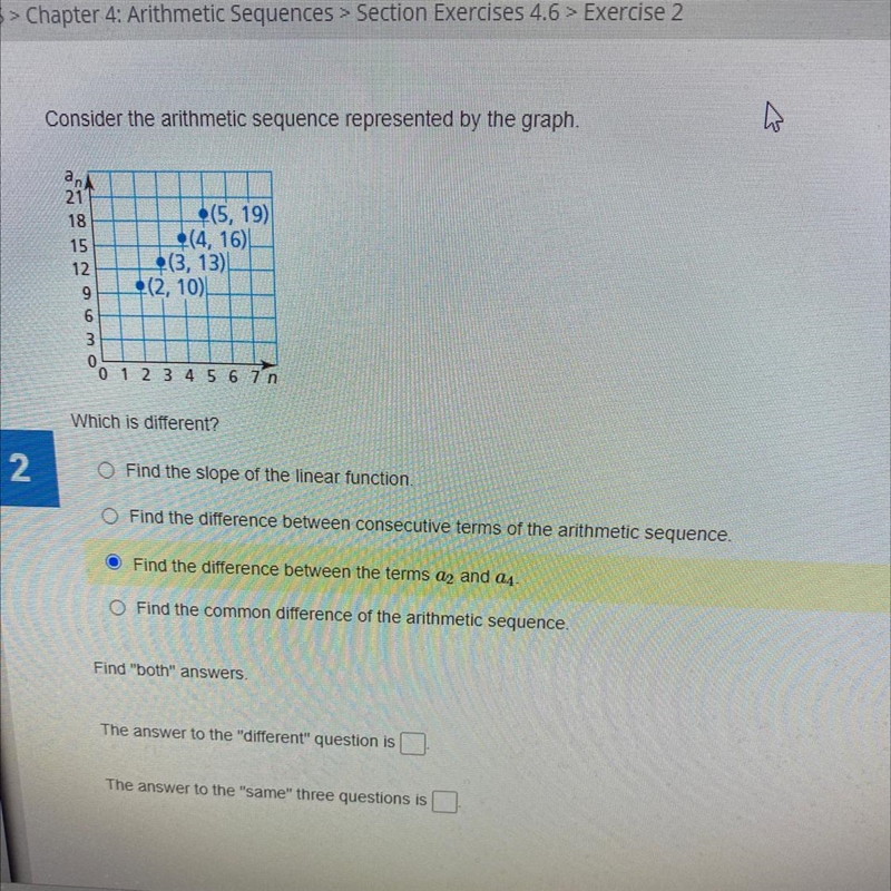 Find "both" answers The answer to the "different" question is-example-1