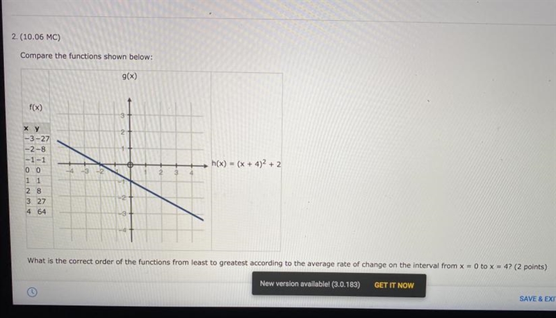 Please help I need to finish this before I can take my final Options: A) f(x), g(x-example-1