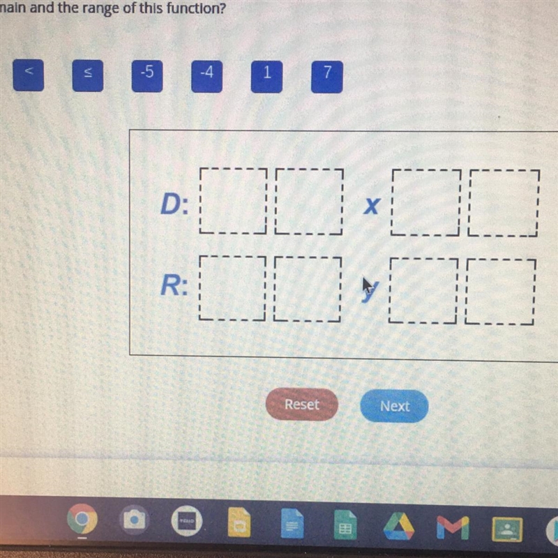 What are the domain and the range of this function?-example-1