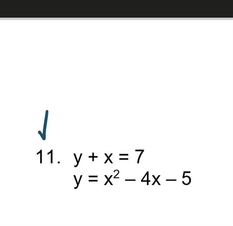 40 POINTS Show your work and solve this using the process of elimination.-example-1