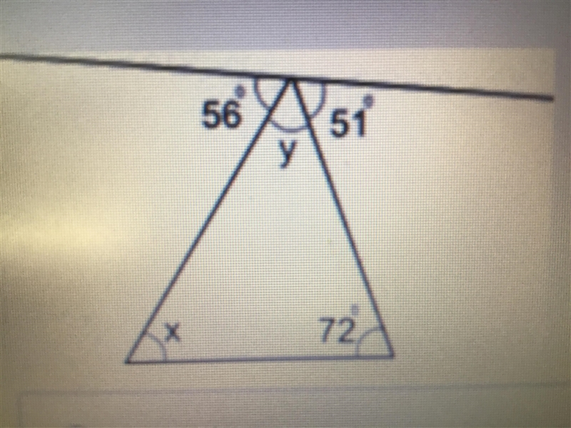 Find the measure of angle X in the figure below Choices: 35°, 47°, 73°, 78°-example-1