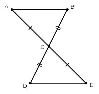 PLEASE HELP!!!!! Is there enough information to prove that the triangles are congruent-example-1