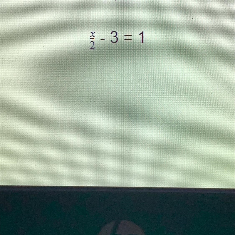 AHHH what does x equal in this equation? a: x=5 b: x=3 c: x=8-example-1