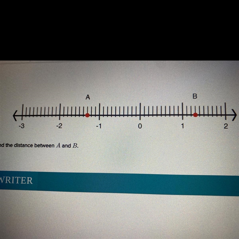 FOR 10 POINTS Find the distance between A and B-example-1