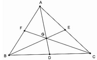 Given the triangle below with centroid G, determine the following values. If EG=3.5, then-example-1