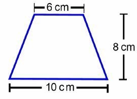 What is the area of the regular trapezoid below? A trapezoid has a base of 10 centimeters-example-1