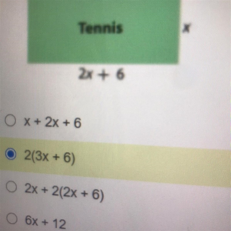 The figure shows the dimensions of a tennis court. Which expression will not give-example-1