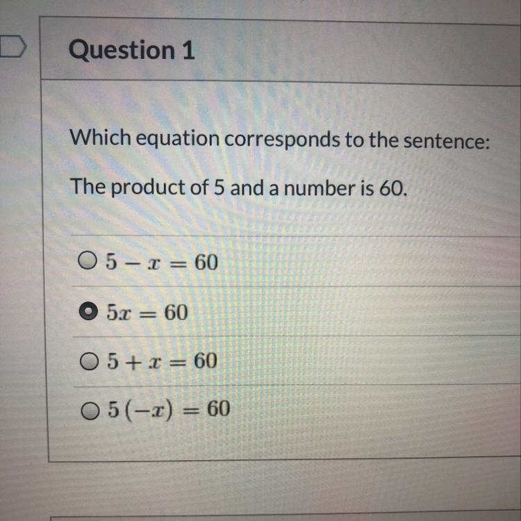 Which equation corresponds to the sentence-example-1