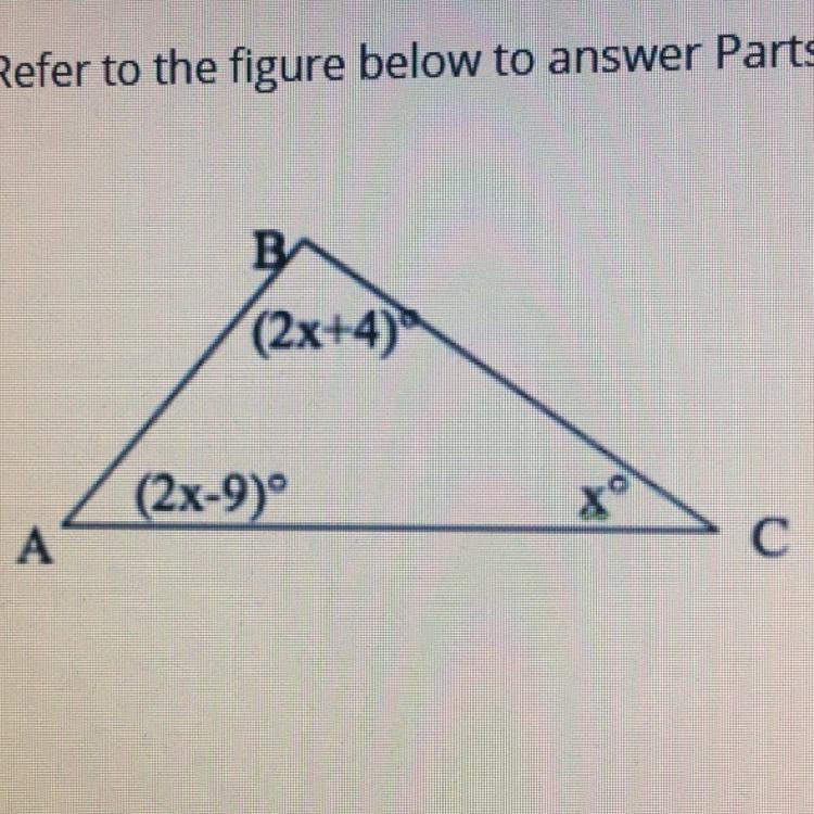 I NEED HELPP Find the measure of angle A.-example-1