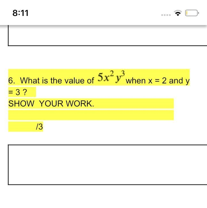 PLEASE PLEASE PLEASE HELP!!!!! And show your work!!!!! *Grade 9 work*-example-1