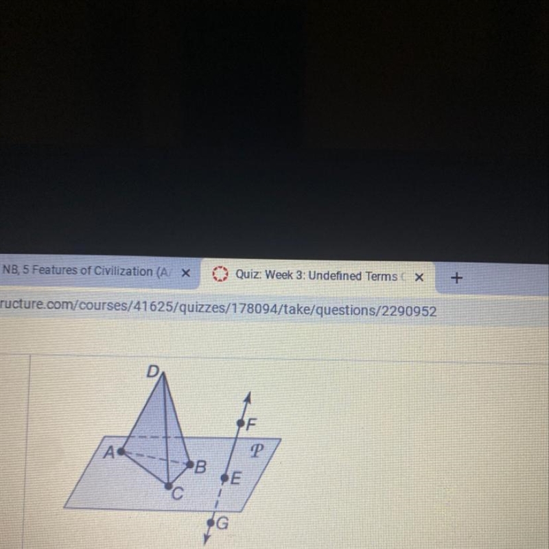 A) Another name for Plane P is:-example-1