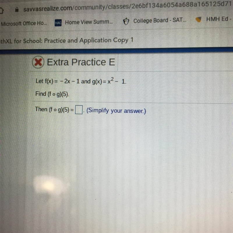 Let f(x)=-2x-1 and g(x)=x^2-1-example-1