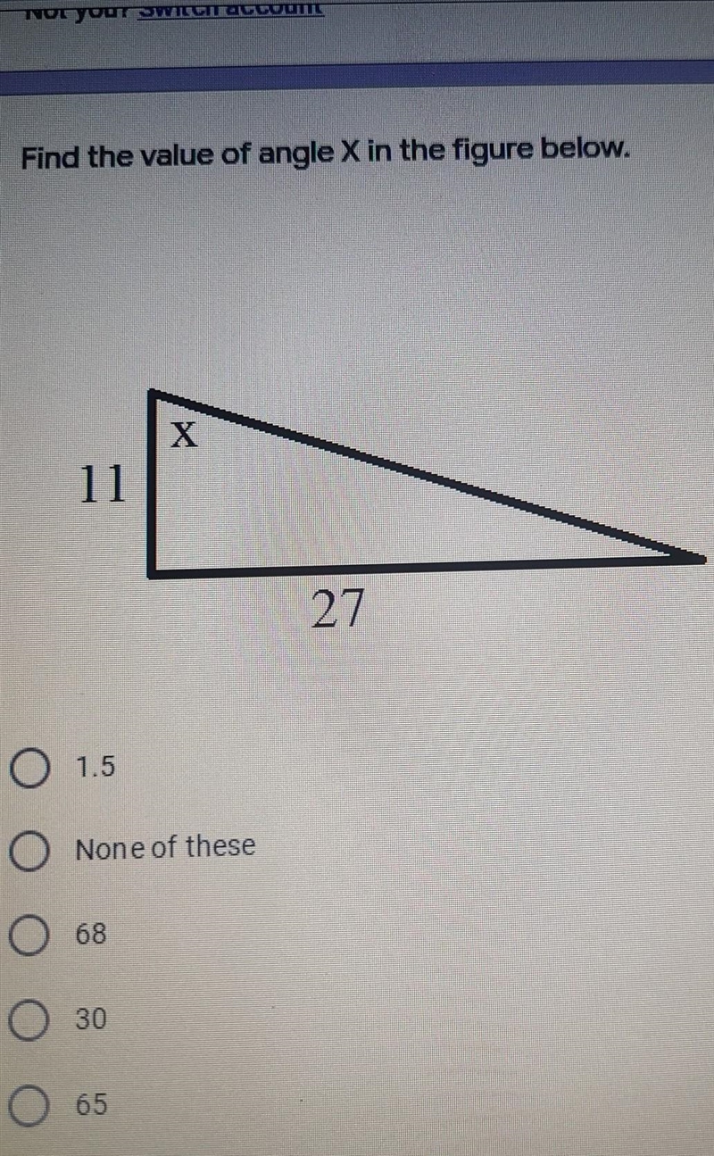 Find the value of x in the figure below. This is trigonometry topic tangent.​-example-1