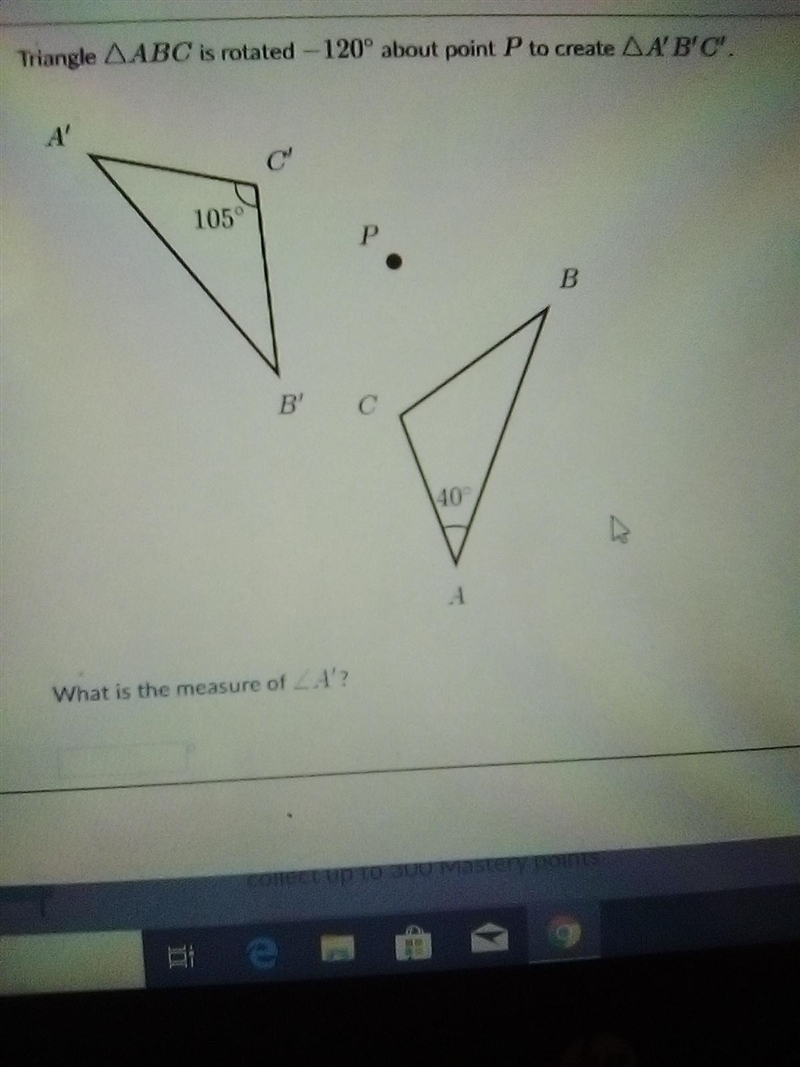 What is the measure of-example-1