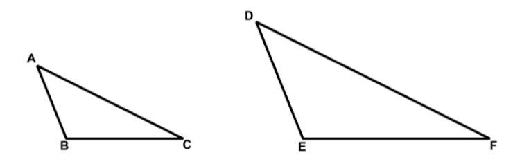 If AB =6, BC = 9, AC = 12, what is the ratio of DE to DF?-example-1