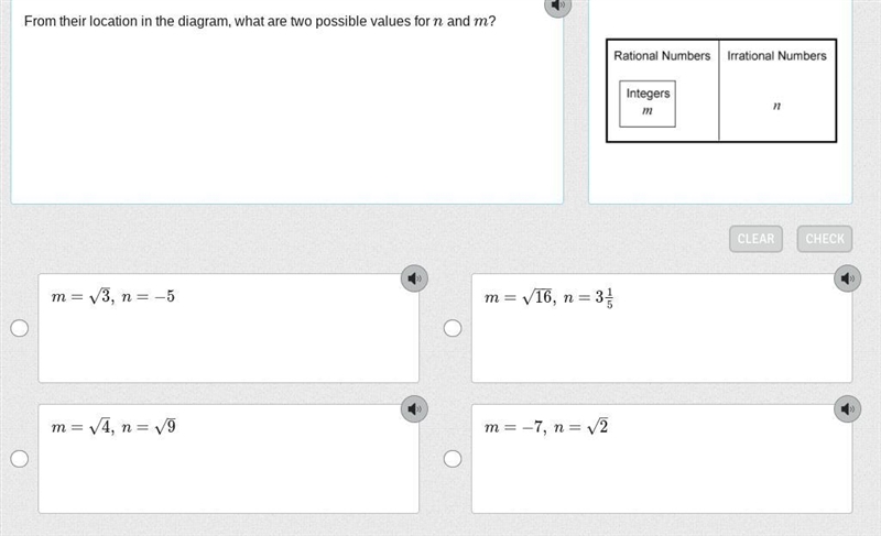 From their location in the diagram, what are two possible values for n and m?-example-1