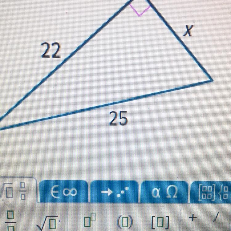 WILL NAME BRANLIST OR WHATEVER Find the value of x. Write your answer in simplest-example-1