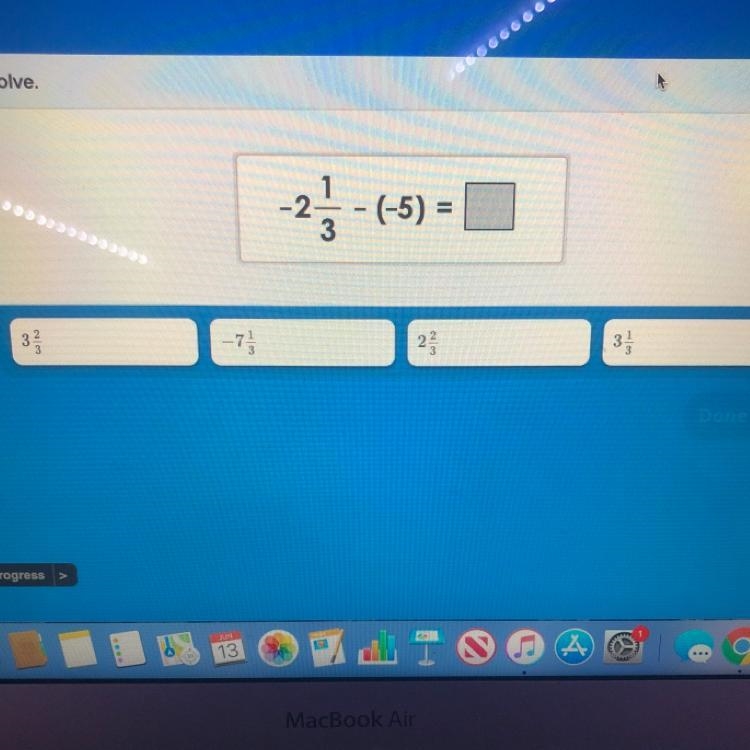 Solve. -25- (-5) = -7 23-example-1