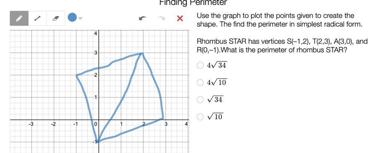 Find the perimeter of rhombus star-example-1