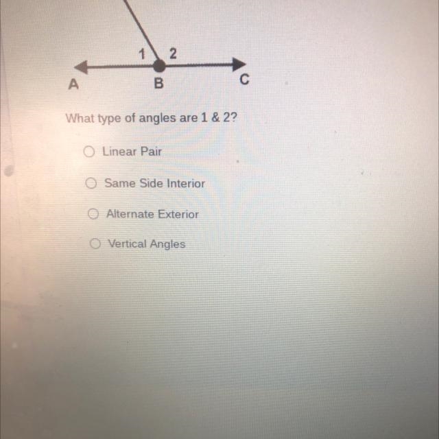 What type of angles are 1 & 2-example-1