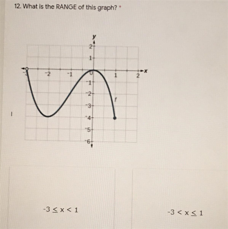 NEED ANSWER LIKE RIGHT NOW!!!! A. -3 < equal x < 1 B. -3 < x < equal 1 C-example-1