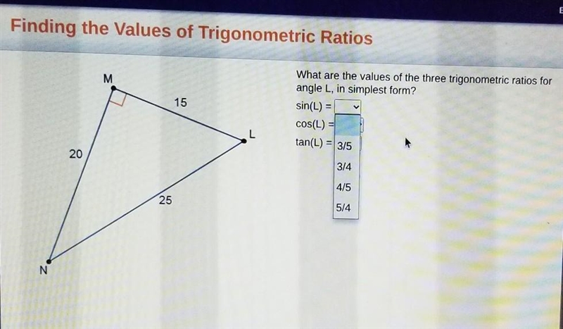 find the values of trigonometric ratio is what I need to do. also all those fraction-example-1