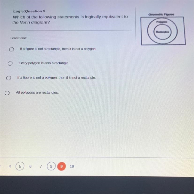 Which of the following statements is logically equivalent to the Venn diagram?-example-1