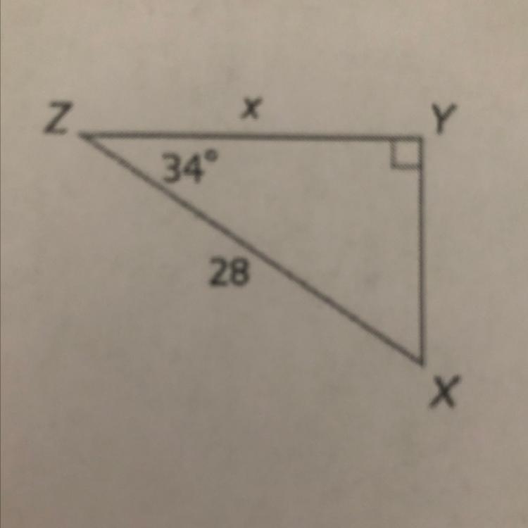 Find the value of x. Round to the nearest tenth.-example-1