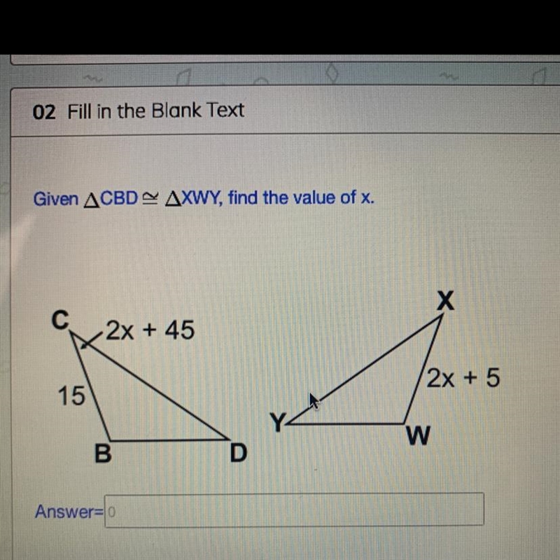 Find the value of X:-example-1