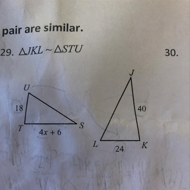 Hi Guys! if anyone can help me with this please do! I need to solve for X and the-example-1